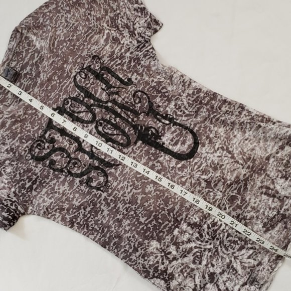 Kavio Distressed Burnout Tee Size Medium - Picture 4 of 7